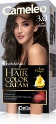 Cameleo - Omega Plus - Tinta per Capelli - Marrone Scuro - Colore Profondo, Duraturo - Colorazione Permanente - Protezione per i Capelli - Kit Completo per la Colorazione – 50ml