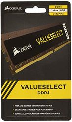 Corsair (CMV8GX4M1A2133C15) Value Select 8GB (1x8GB) DDR4 2133Mhz CL15 Mainstream Desktop Memory Module Black