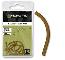 Radical Quality Kicker Curve Carp Accessories for Various Rigs Carp Fishing, Camo Green