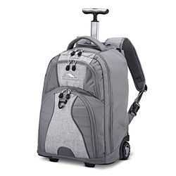 High Sierra Freewheel laptop ryggsäck med hjul, Silver ljung, One Size