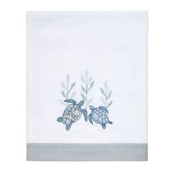Avanti Linens Caicos Collection - Toalla de baño, Color Blanco
