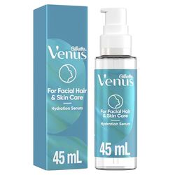 Venus for Facial Hair & Skin Care Hydration Serum with Hyalaronic Acid, After Dermaplaning Soothing Serum for All Skin Types, Lightweight Moisturiser