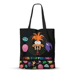 Disney Pixar Inside Out 2 Feeling-Shopping Bag, Multicolour, 33 x 40 cm