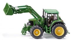 siku 3652, Tractor John Deere con cargador frontal, 1:32, Metal/Plástico, Verde, Cargador frontal móvil, Cabina desmontable