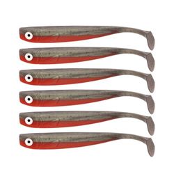 Zanderbait 9 cm Törtel UV, esche da pesca, esche artificiali, lucioperca, esca softbait, pesce di gomma, esche di gomma, contenuto della confezione: 6 pezzi.