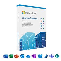 Microsoft 365 Business Standard - 1 utente - 5 PC/Mac +5 Tablet + 5 Telefoni cellulari - Abbonamento di 12 mesi