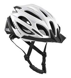 Black Crevice unisex – vuxen cykelhjälm, vit/svart, XS/S (50–54 cm)