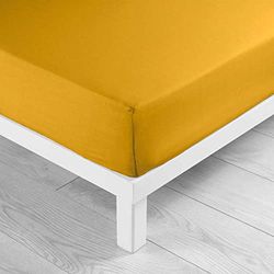 douceur d'intérieur, Fitted Sheet (160 x 200 cm) Lina Curry, 100% Cotton