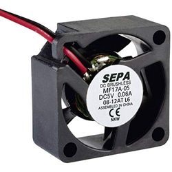 SEPA MF17A05 Ventilateur axial 5 V/DC 0.9 m³/h (L x l x H) 17 x 8 x 17 mm