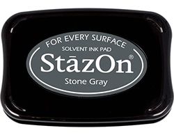 StazOn Tampon encreur solvant Gris