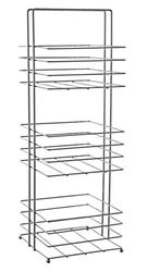 Bizzotto BIZZ-0191229 Porta Oggetti Bagno, Metallo, Acciaio, 25 x 25 x 74 cm