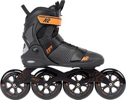 K2 Skates unisex inline-skridskor MOD 110, svart – röd, 30G0163.1.120