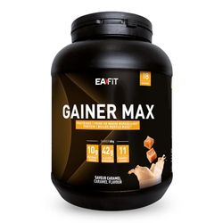 EAFIT-GAINER MAX - Prise de masse Gaine musculaire-Boisson hyperglucidique-Caramel-Un apport de glucide,de vitamines pour le sport pour la prise de poids-Shaker proteine pour la musculation