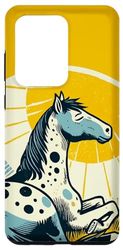 Custodia per Galaxy S20 Ultra Cavallo arte Cavalli Appaloosa Cavallo retrò Sunshine