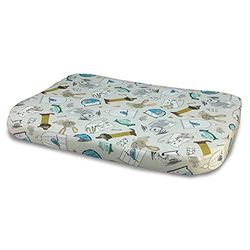ARQUIVET Huisdiermat voor honden, 105 x 70 x 9 cm, hondenbed, gewatteerd en comfortabel, wasbaar, bedden voor huisdieren, hondenbedden
