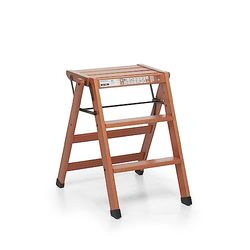 Foppapedretti Tialzo Tabouret Pliant, Noyer