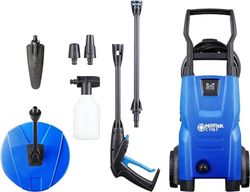 Nilfisk Hidrolimpeza de alta pressão C 110 bares, mini máquina de lavar pulverizador de espuma limpador de pátios Compact escova (1400 W)