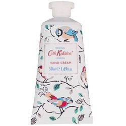 Cath Kidston Hand Cream 50ml, Shea Butter Moisturiser, Relief For Dry Hands, Travel and Pocket Size, Vegan and Cruelty Friendly, Gift For Her, Little Birds