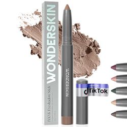 Wonderskin IYKYK Ombretto Stick - Ombretti in Stick A Lunga Tenuta, Ombretto Shimmer A Prova di Movimento E Impermeabile con Temperino Incorporato (Visone)