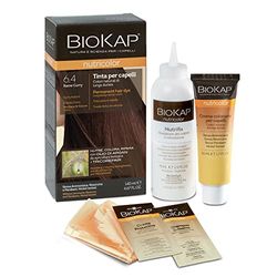 BIOKAP Nutricolor, Tinta capelli Senza Ammoniaca, Colorazione Capelli, Nutre, Colora e Ripara, 6.4 Rame Curry, 140ml