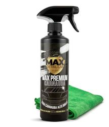 MAX DETAIL-LAB - Wax Premium - Cera Liquida Carnauba Auto Professionale, Lucida Carrozzeria, Potere Idrofobo Idrorepellente Protettiva, Facile da Usare, Kit Pulizia Detailing Shiny Car Moto, 500ml