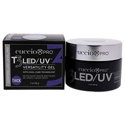 Cuccio T3 Led/Uv Self Levelling Gel, Transparent Pink, 28 g