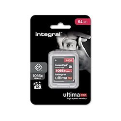 Integral 64GB tarjeta profesional Compact Flash UDMA-7 1066x velocidad VPG-65 160MB/s de lectura y 135MB/s de escritura