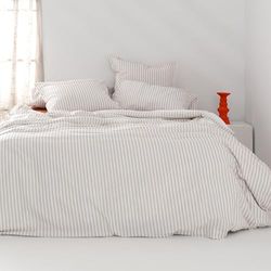 Gelaagd dekbedovertrek, 240 x 220 cm (bed 150/160 cm), beige