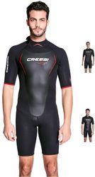 Cressi Altum Man Shorty Wetsuit - 3 mm Neoprene Shorty Wetsuit