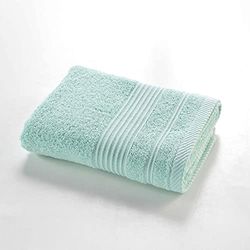Douceur d'Intérieur, Serviette de Toilette (50 x 90 cm) Tendresse Celadon, Eponge Unie