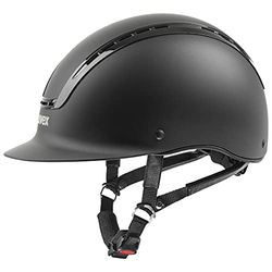 uvex suxxeed active - robust ridhjälm för dam och herr - individuell storleksanpassning - optimal ventilation - black matt - 54-55 cm