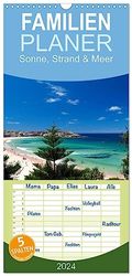 Familienplaner 2024 - Sonne, Strand & Meer mit 5 Spalten (Wandkalender, 21 x 45 cm) CALVENDO: Urlaubsfeeling pur!