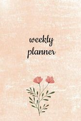 Weekly Productivity Planner Notebook | Aesthetic Weekly Planner to Easily Organize Your Tasks And Boost Productivity | 52 Pages | 20 Ruled Pages | ... And School or Office Supplies For Women