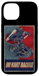 Go Kart Racing Retro Vintage Go Kart Racing Case for iPhone 14