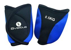 Sveltus Gewichtsarmbanden voor enkels, 5 kg, uniseks, volwassenen, blauw, eenheidsmaat