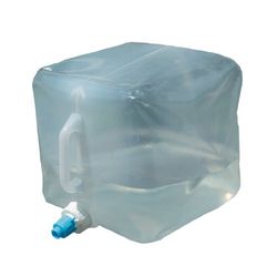 High Peak Wassertank faltbar 15 L Armazenamento de água, cor transparente, tamanho 25 x 25 x 12 cm