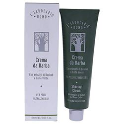 ["L 'erbolario Uomo Crema de Afeitar para ultrasensible piel, 1er Pack (1 x 150 ml), 150 mililitro, 1"]