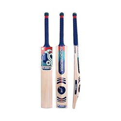 KOOKABURRA Bubble 2.1 Cricket Bat – blå/grön/röd, kort handtag