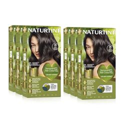 (SIX PACK) NATURTINT Permanent Hair Colour 3N Dark Chestnut Brown | Ammonia Free | Vegan | 100% Grey Coverage | Long Lasting Results