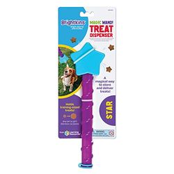 BrightKins Distributeur de friandises Baguette Magique: étoile, conteneur de friandises pour récompenser Les Chiens, Jouets interactifs pour Chiens, Distributeur de friandises, Jouets pour Chiens