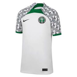 Nike Unisex Kids Top Nff Y Nk DF Stad JSY SS AW, White/Pine Green/Black, DN0838-100, XS