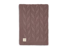 Deken wieg 75x100cm Spring knit chestnut