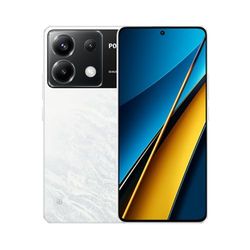 Xiaomi Poco X6 - Smartphone de 12+256GB, Pantalla AMOLED de 6.67” 120Hz 1.5K, Snapdragon 7s Gen 2, Triple cámara de hasta 64MP, 5000mAh, Blanco (Versión ES)