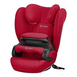 CYBEX Silver Silla de coche Pallas B-Fix, Para coches con y sin ISOFIX, Grupo 1/2/3 (9-36 kg), Desde aproximadamente 9 meses hasta 12 años, Rojo (Dynamic Red)