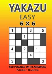 YAKAZU 6 x 6 - Easy - 500 puzzles with answers