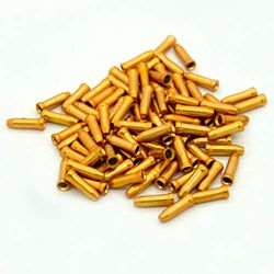 Transfil Cable End, Crimp estremità Cavo Unisex-Adulto, Oro, Pack of 100