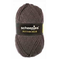 Scheepjes Pittsburgh Fil à Tricoter 60 % Polyacrylique 40 % Laine, Marron Foncé, Taille unique