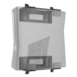 Monzlteck Verstelbare wand- en onderbureaumontagebeugel voor gameconsoles (Xbox 360, EEN, PS5, PS4, PS3, dvd-spelers, kabeldoos, pc en meer, montagesjabloon omvatten