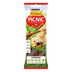 Purina Friskies Picknicksnack voor honden met rundvlees, 32 verpakkingen à 42 g