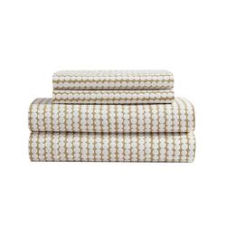 Marimekko - Queen Lakens, biologisch katoenen beddengoedset, luxe zachte en gladde woondecoratie, GOTS-gecertificeerd (Pikku Rasymatto Beige, Queen)